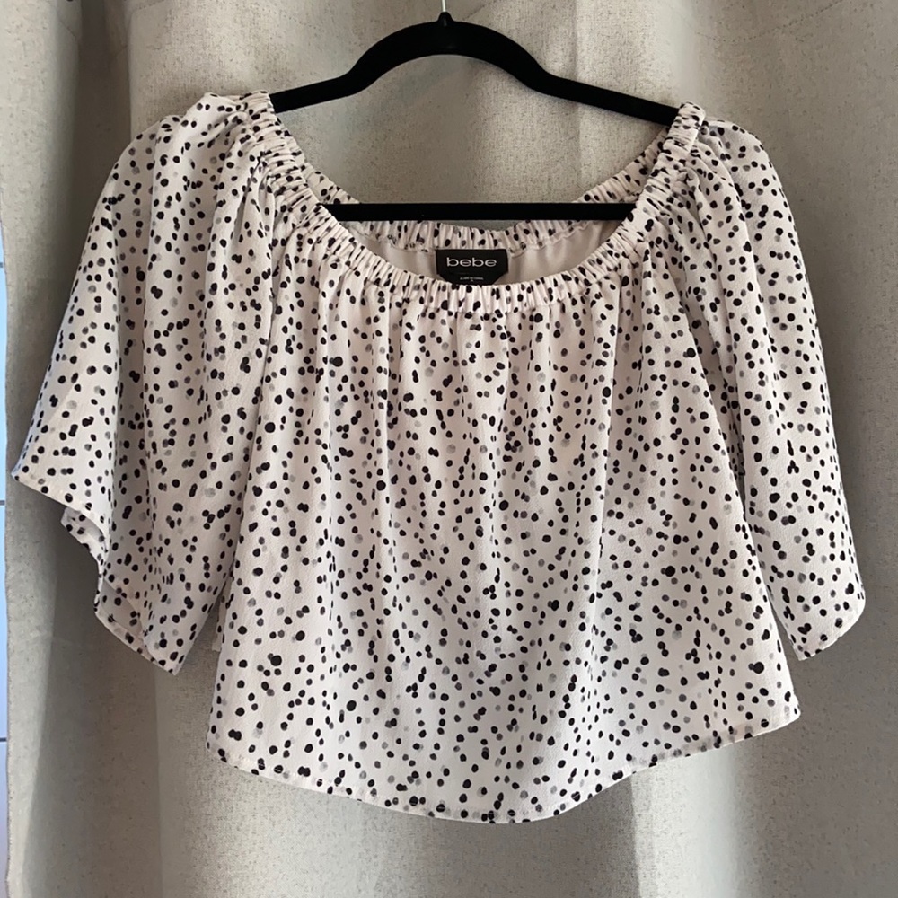 Off the shoulder crop top